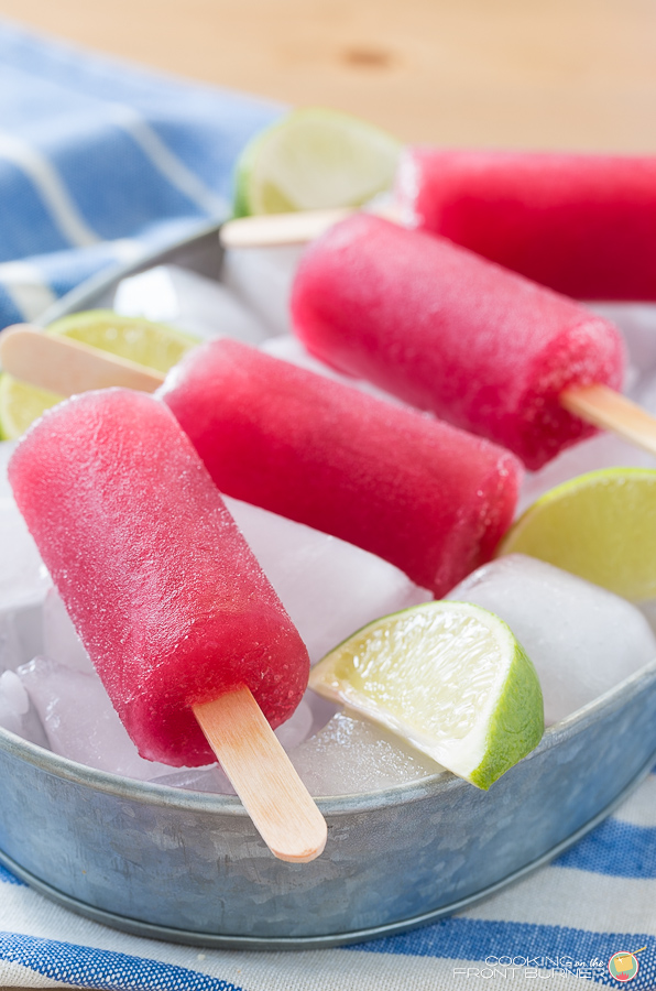Cosmo-sicles are a refreshing adult treat! Cosmo-sicles | Cooking on the Front Burner