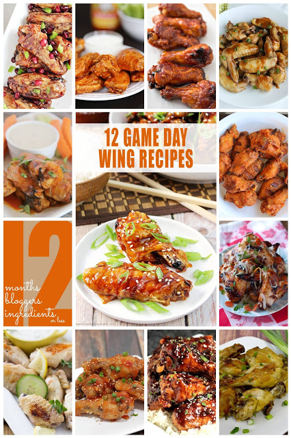 12 Game Day Chicken Wing Recipes #12 bloggers