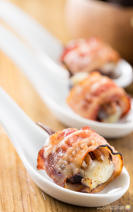 Bacon Wrapped Fig Appetizers