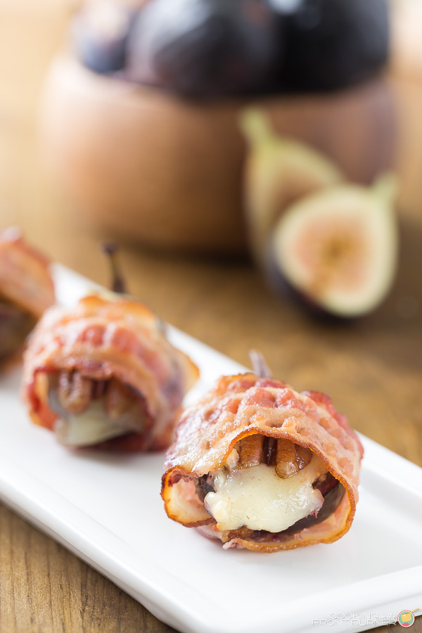 Bacon Wrapped Fig Appetizers