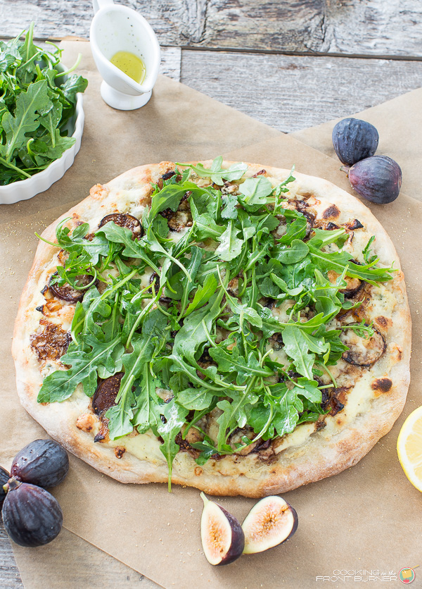 Fresh Fig Pizza with Arugula | Cooking on the Front Burner