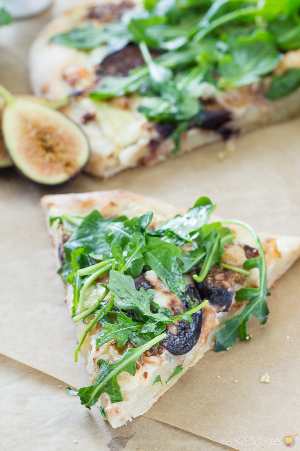 Fresh Fig Pizza with Arugula | Cooking on the Front Burner