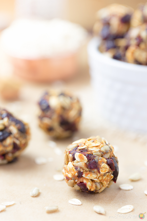 No Bake Pumpkin Chia Energy Bites | Cooking on the Front Burner