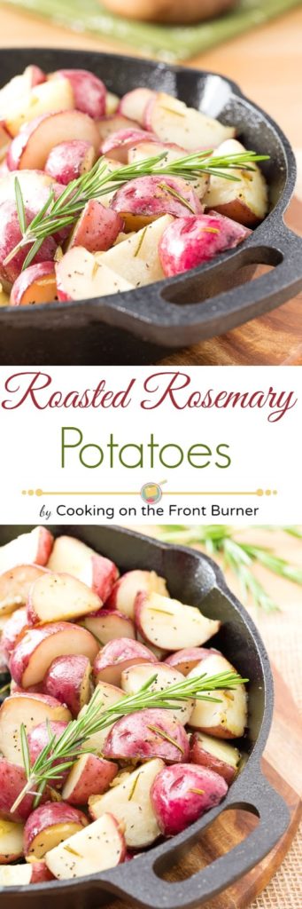 Skillet Roasted Potatoes with Rosemary | Cooking on the Front Burner