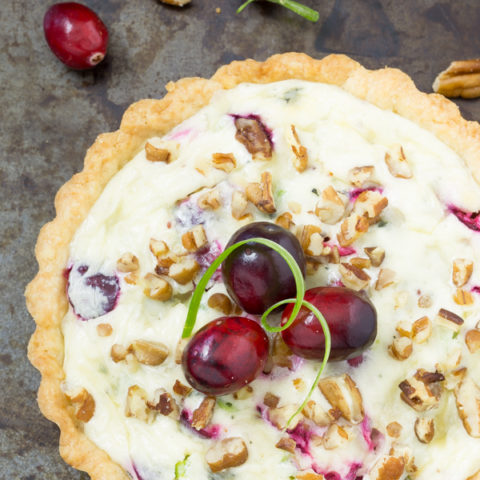 Cranberry Gorgonzola Tart