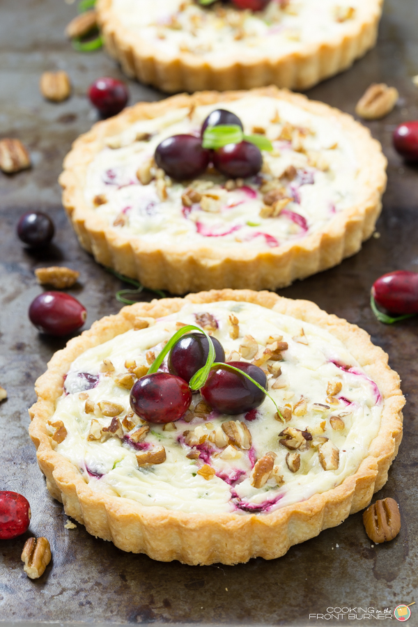 Cranberry Gorgonzola Tart | Cooking on the Front Burner