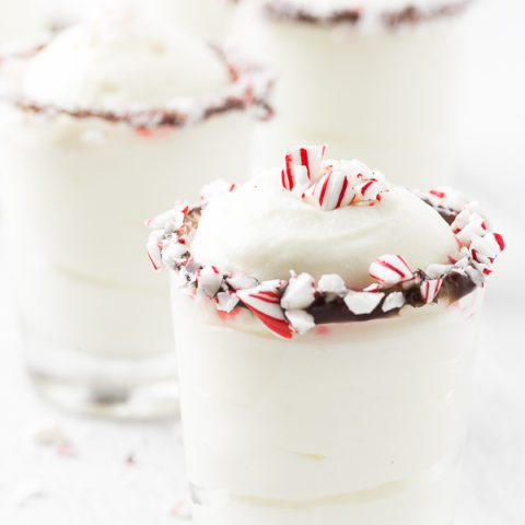 White Chocolate Peppermint Mousse