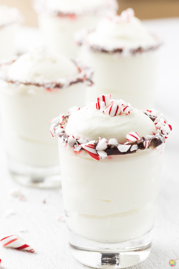 White Chocolate Peppermint Mousse | Cooking on the Front Burner