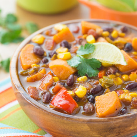 Sweet Potato and Black Bean Soup