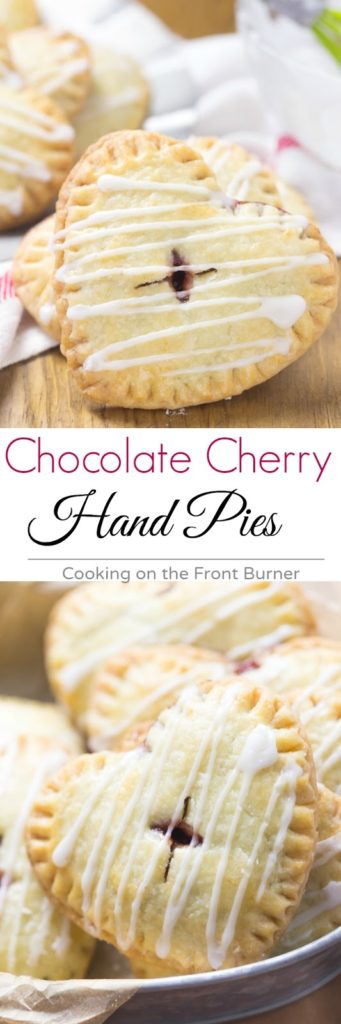 Chocolate Cherry Hand Pies | Cooking on the Front Burner