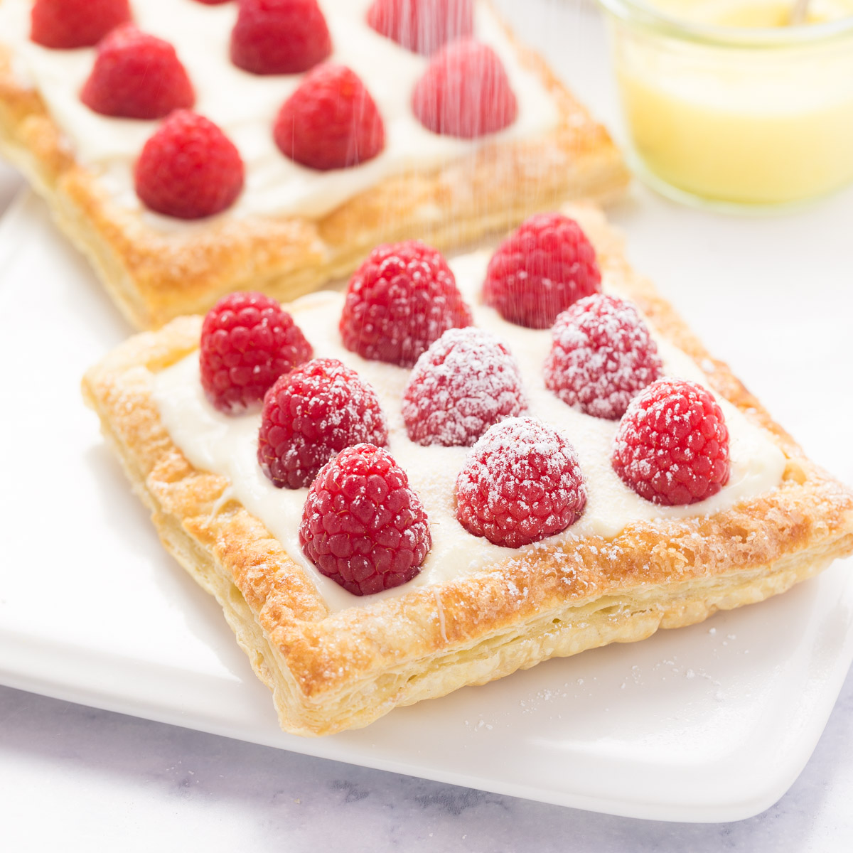 Lemon Raspberry Tarts