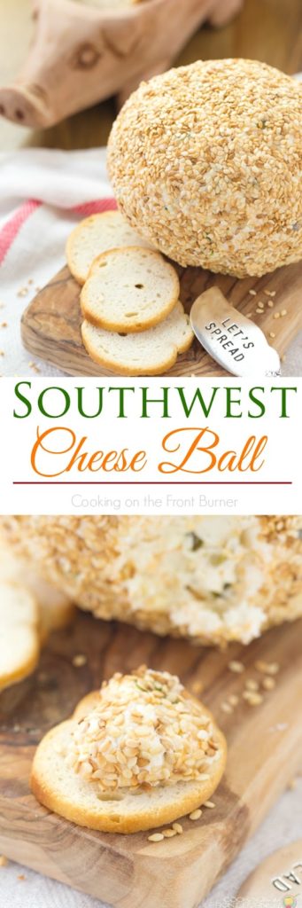 Southwest Cheese Ball | Cooking on the Front Burner