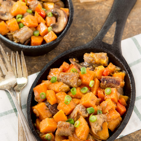 Sweet Potato and Sausage Hash