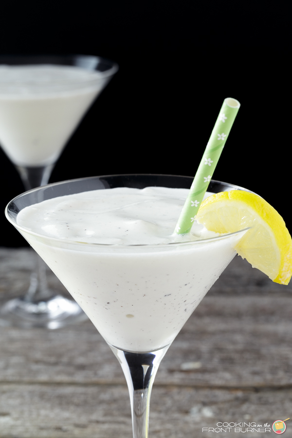 Creamy Limoncello Martini | Cooking on the Front Burner