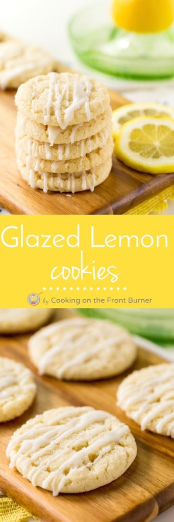 Glazed Lemon Cookies | Cooking on the Front Burner