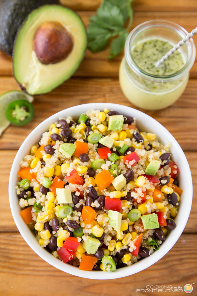 MEXICAN QUINOA SALAD | Cooking on the Front Burner