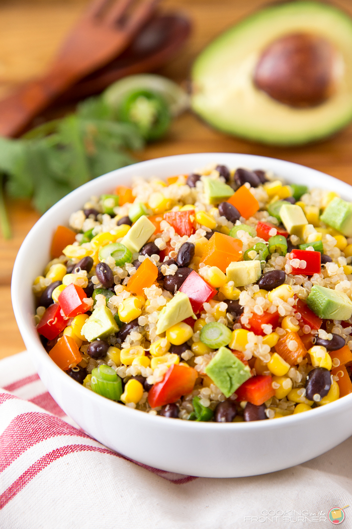 MEXICAN QUINOA SALAD | Cooking on the Front Burner