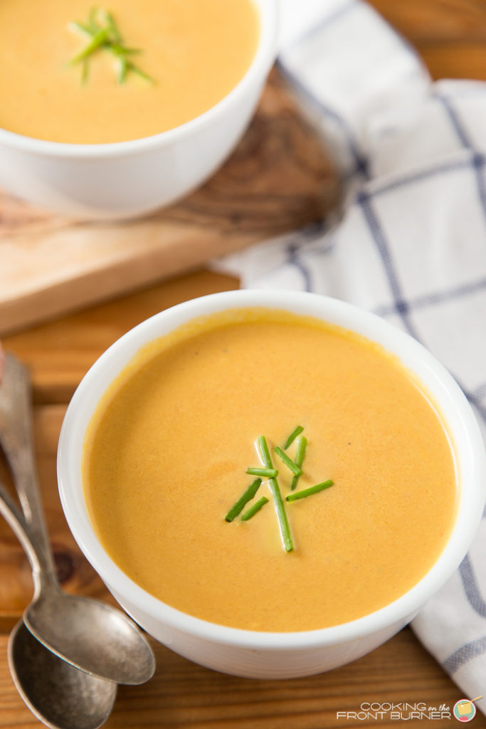 Easy Carrot and Ginger Soup | Cooking on the Front Burner