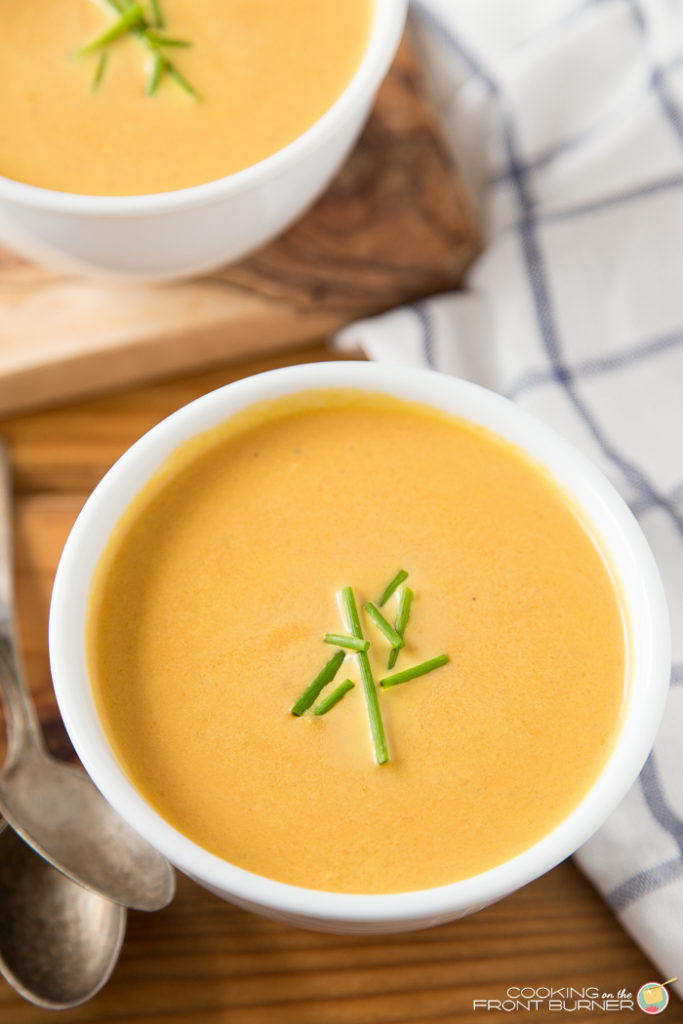 Easy Carrot and Ginger Soup | Cooking on the Front Burner