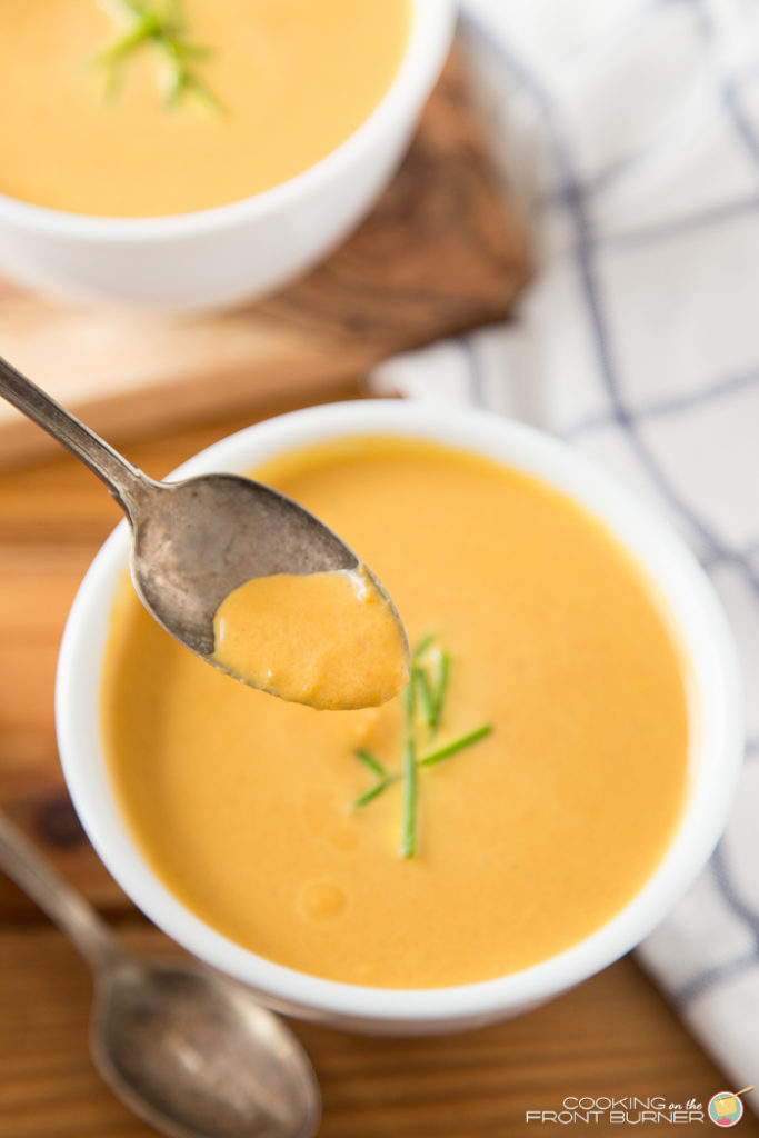 Easy Carrot and Ginger Soup | Cooking on the Front Burner