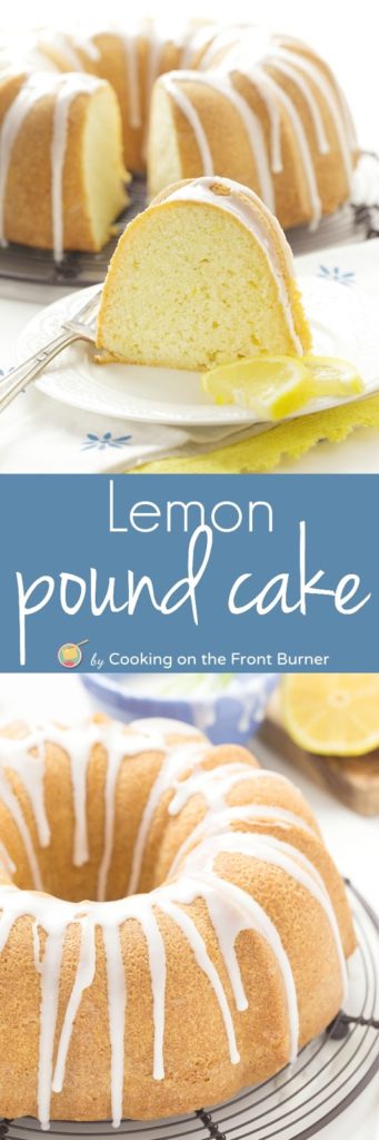 Lemon Pound Cake | Cooking on the Front Burner