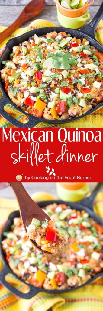 MEXICAN QUINOA SKILLET DINNER | Cooking on the Front Burner