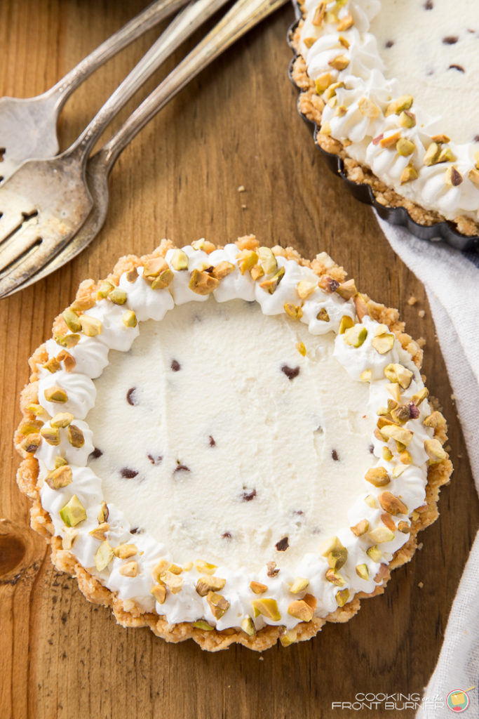 No Bake Cannoli Cheesecake | Cooking on the Front Burner