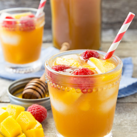 Raspberry Mango Iced Tea