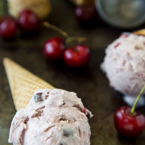Fresh Cherry Ice Cream