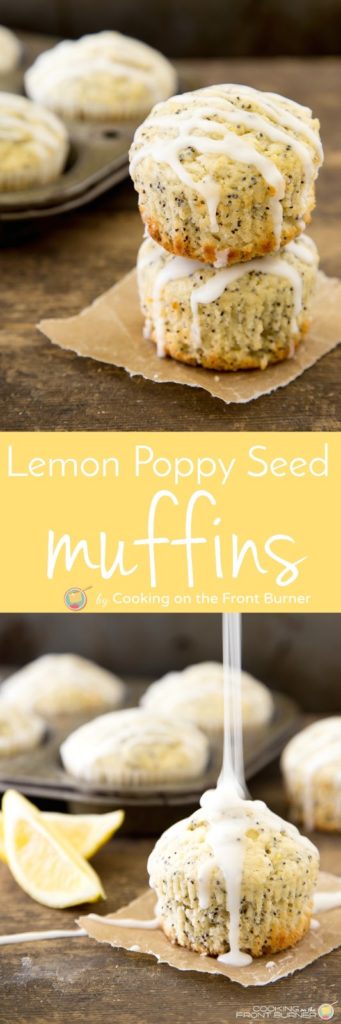 Lemon Poppy Seed Muffins | Cooking on the Front Burner