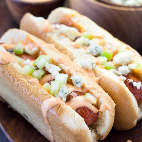 Buffalo Style Hot Dogs