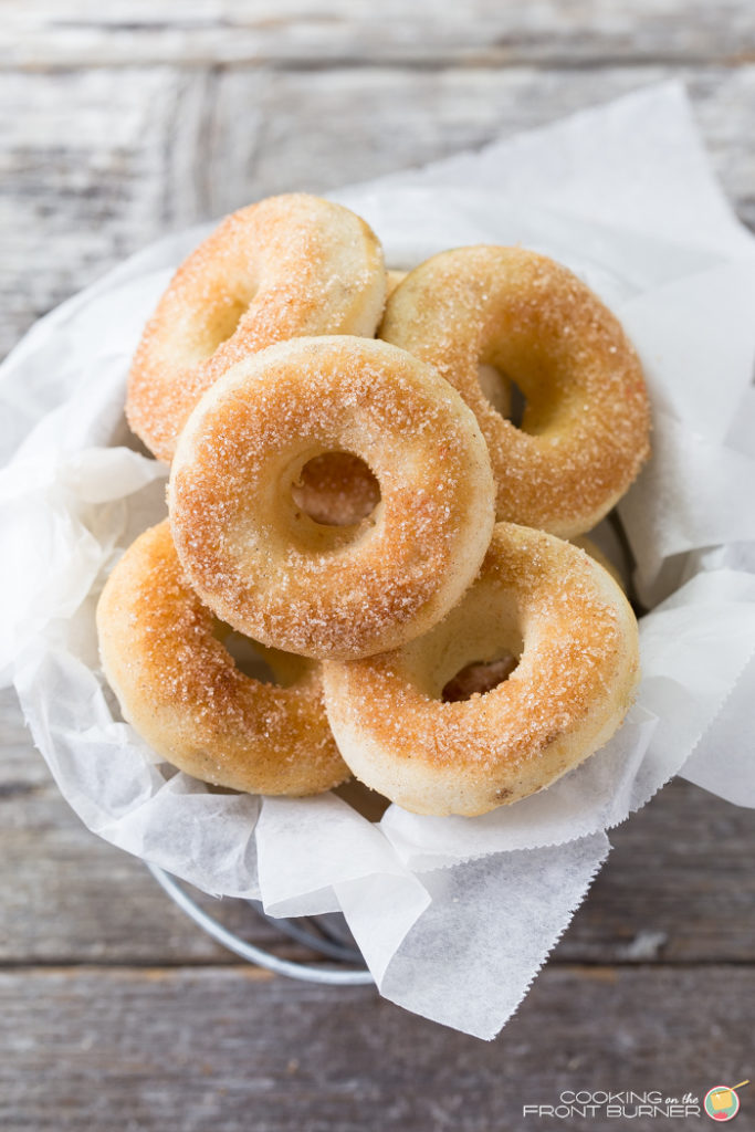 Baked Cinnamon Sugar Mini Donuts