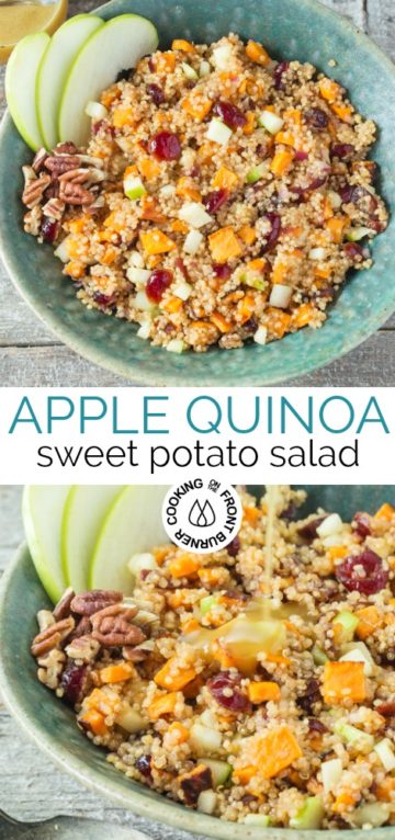 Apple Sweet Potato Quinoa Salad | Cooking on the Front Burner