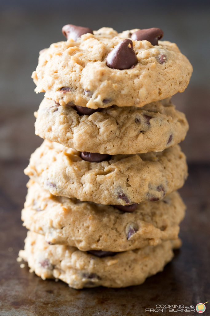 Pumpkin Oatmeal Chocolate Chip Cookies