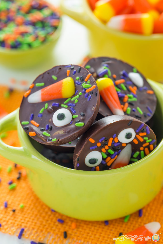 Halloween Chocolate Candy Bark