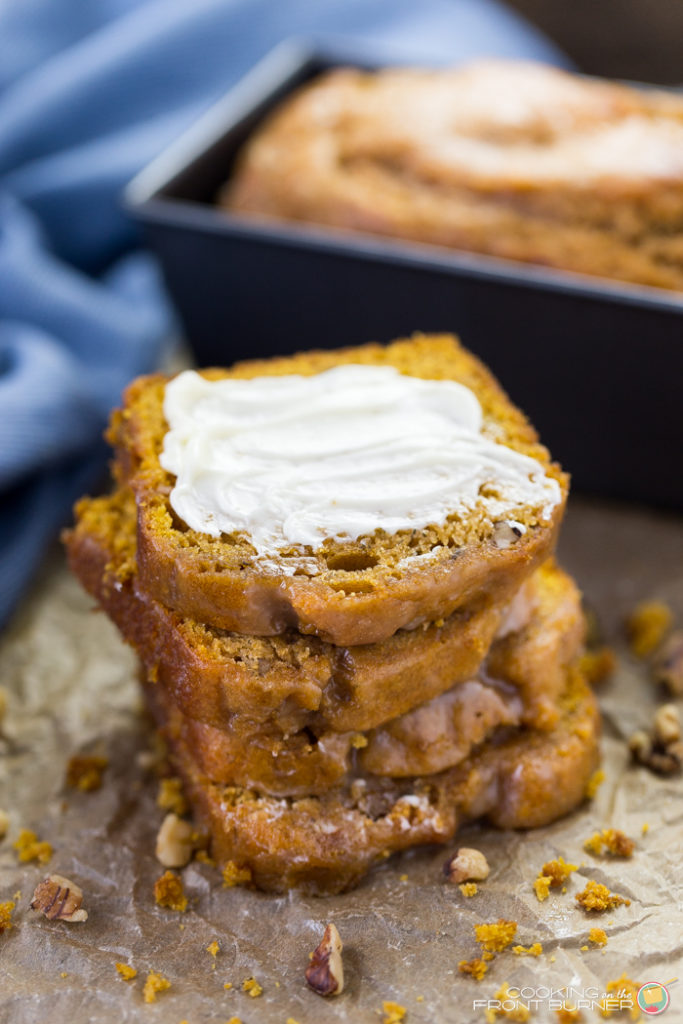 easy pumpkin banana nut quick bread 