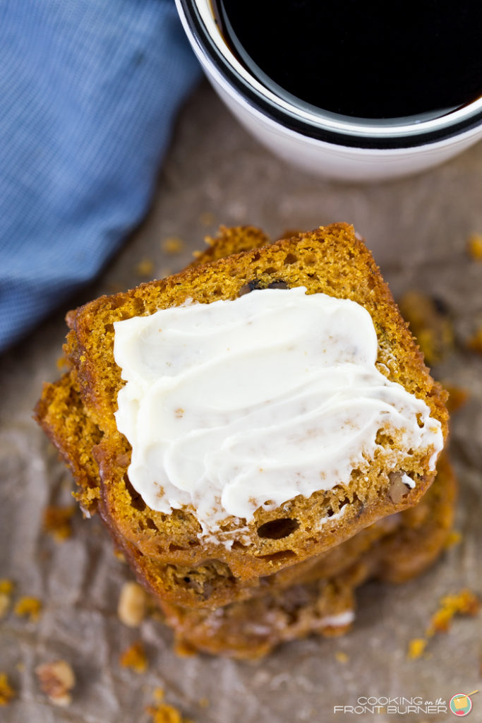 easy pumpkin banana nut quick bread