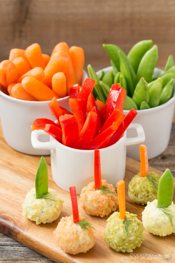 These Veggie Dip Poppers are made out of creamy dill cream cheese with, rolled in crushed veggie chips that you can pop into your mouth. Let's party!