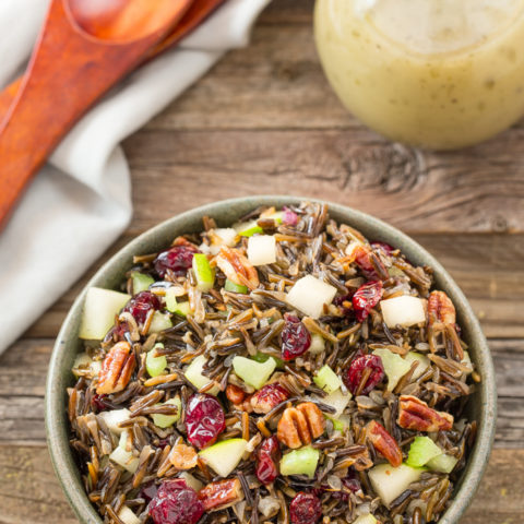 Wild Rice Pear Pecan Salad