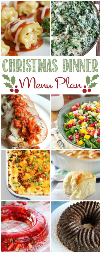 Christmas Dinner Menu Plan Recipes