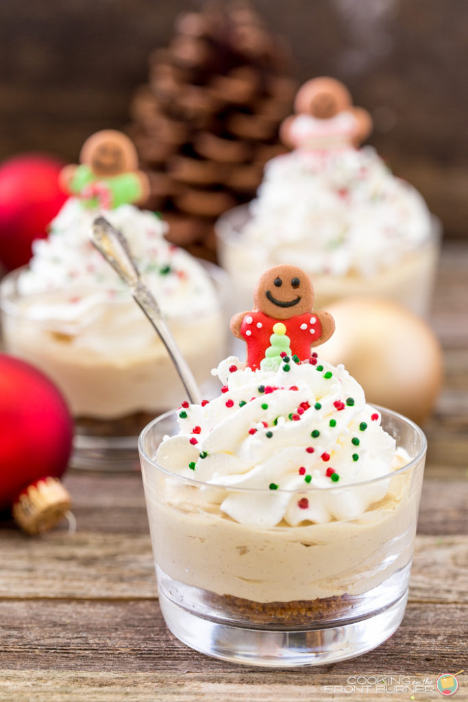 no-bake gingerbread cheesecake