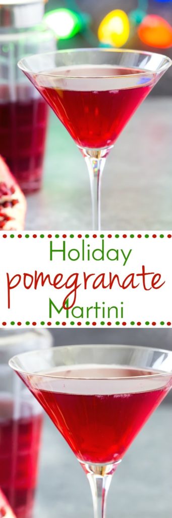 Holiday Pomegranate Martinis