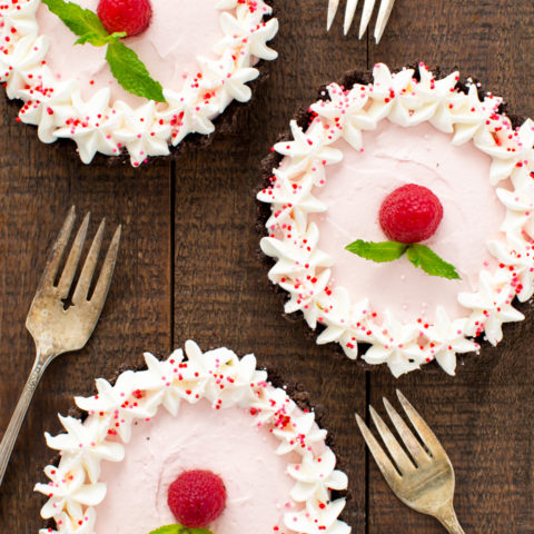 Raspberry Mousse Tarts