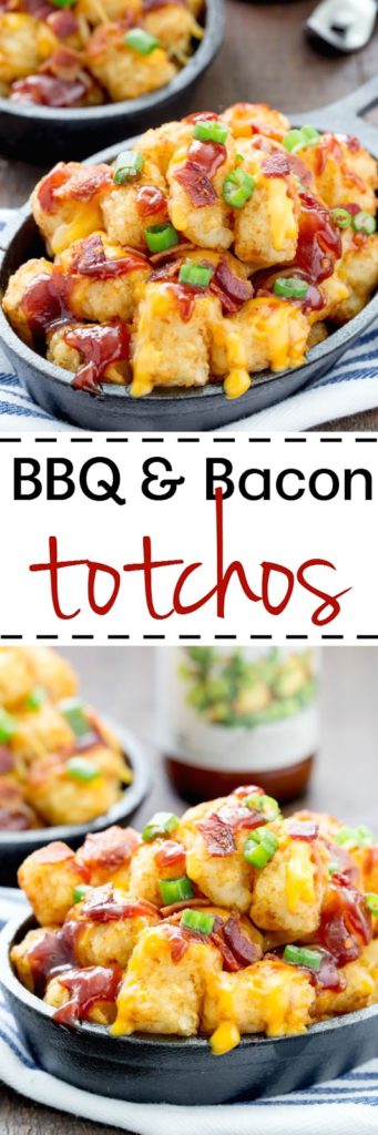 Cheesy BBQ and Bacon Totchos