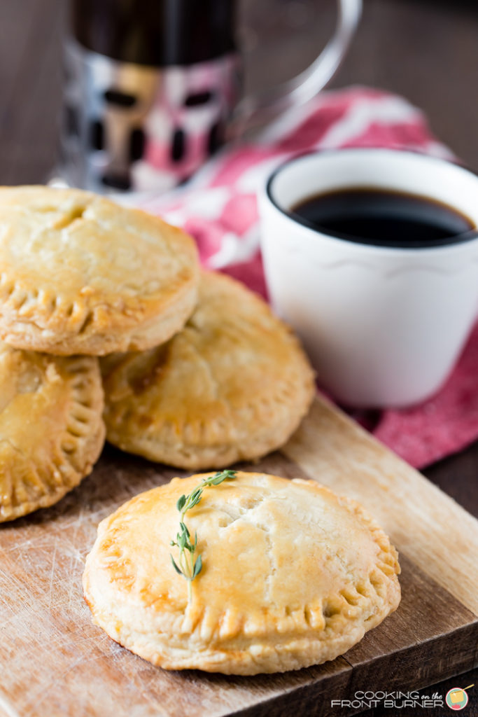 Savory Breakfast Hand Pies with Ham, Brie and a Fig-Mustard spread