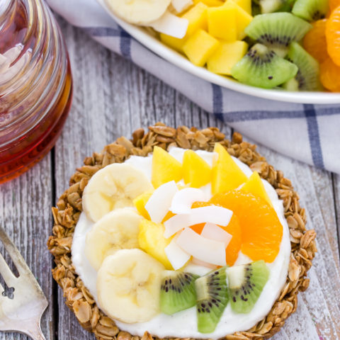 Tropical Breakfast Granola Tarts