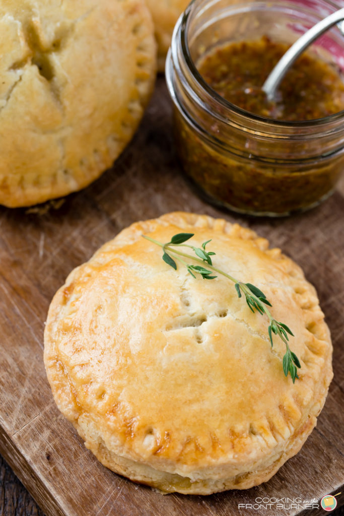 Savory Breakfast Hand Pies with Ham, Brie and a Fig-Mustard spread