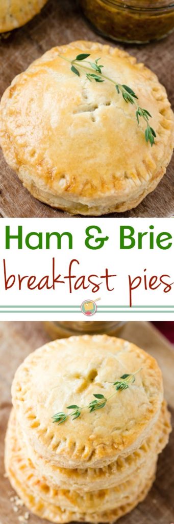 Savory Ham and Brie Breakfast Hand Pies