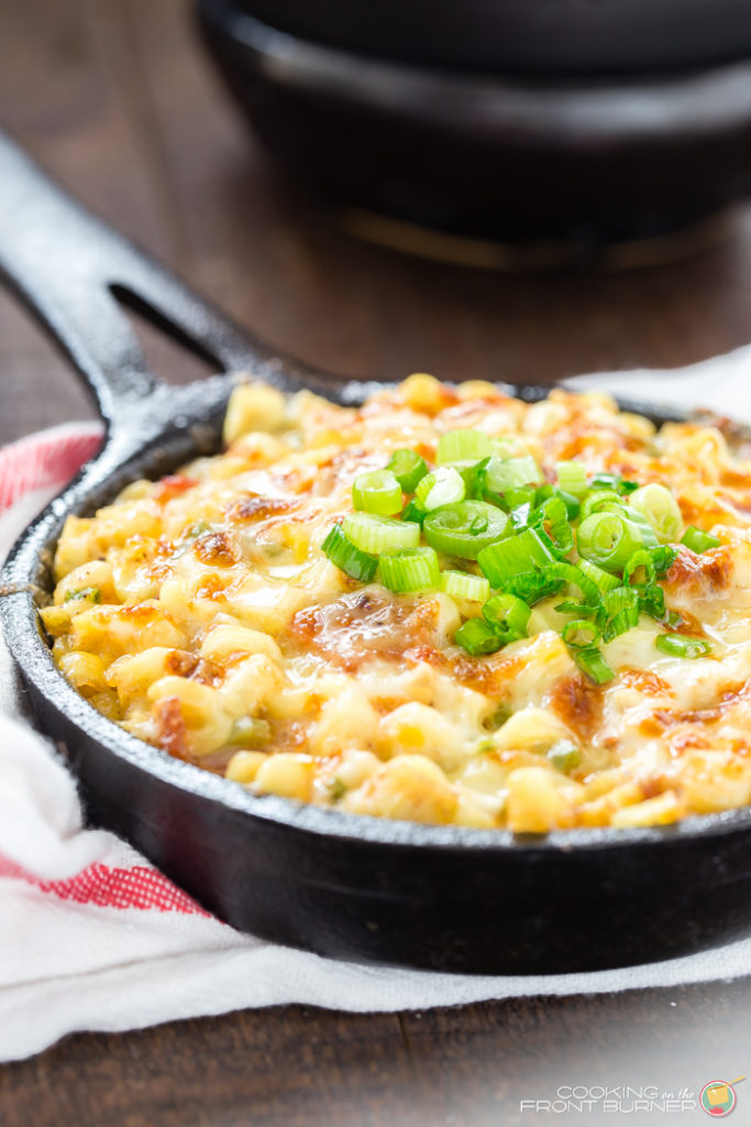 How does an easy side dish with bacon, corn and cheese sound? You'll love this ba'corn cheese skillet recipe!