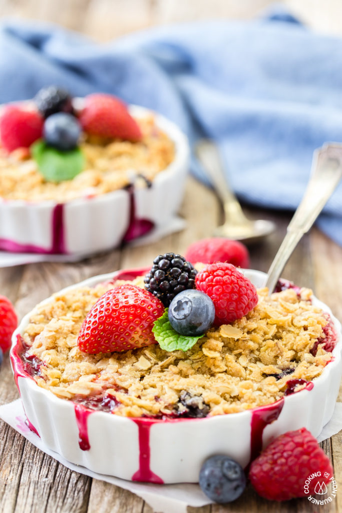 Mixed Berry Crisp Dessert